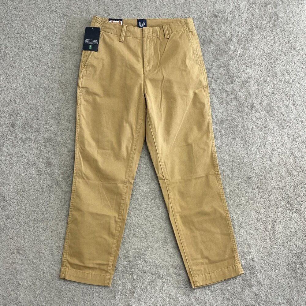 Gap Women's 6 Slim Ankle Pants Chino Tan  M0726 - Picture 5 of 11